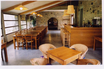 La salle à manger auberge hotel laguiole